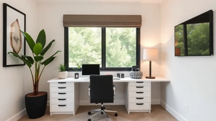 Moderne werkkamer ideeën: creëer de perfecte werkplek thuis