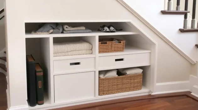Opbergoplossing onder trap: zo benut je deze ruimte optimaal